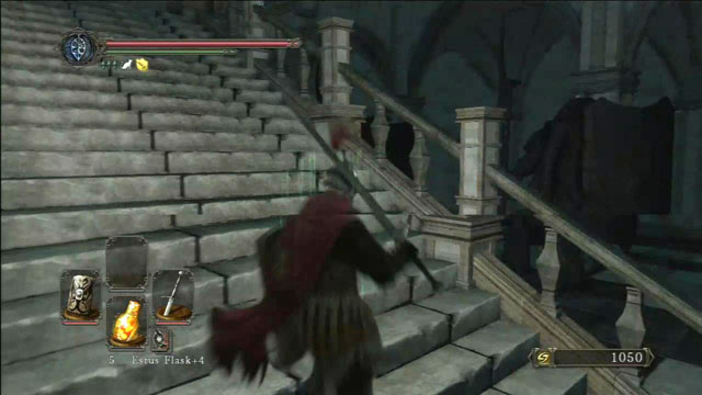 Go up the stairs - Drangleic Castle - interiors - Walkthrough - Dark Souls II - Game Guide and Walkthrough
