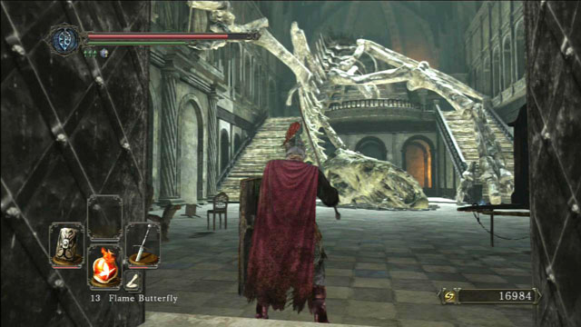 Dragon skeleton - Aldias Keep - Walkthrough - Dark Souls II - Game Guide and Walkthrough