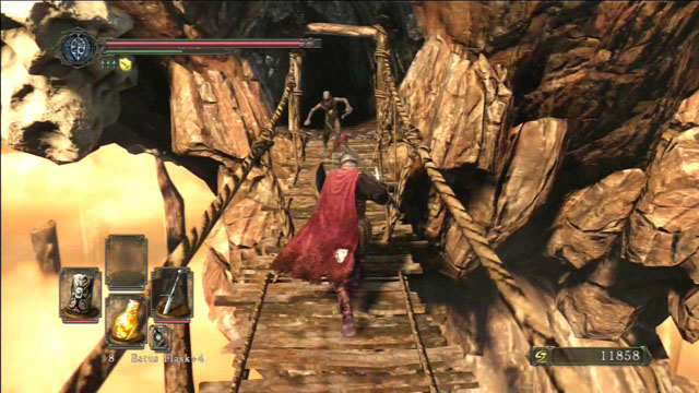 Kill the exploding mummy - Dragon Aerie - Walkthrough - Dark Souls II - Game Guide and Walkthrough