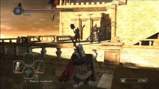 Enemies guarding the door - Dragon Shrine - Walkthrough - Dark Souls II - Game Guide and Walkthrough