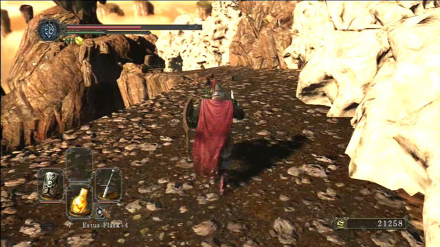 Go along the precipice - Dragon Aerie - Walkthrough - Dark Souls II - Game Guide and Walkthrough
