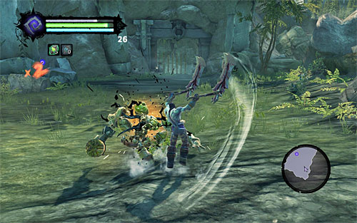 Attack the single Construct Warrior - Finishing the quest - Find a Way to Save War - Darksiders II - Game Guide and Walkthrough