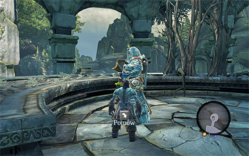The other Ancient is a shaman woman named Muria, located in the south-western part of Tri-Stone - Talk to Alya - The Fire of the Mountain - Darksiders II - Game Guide and Walkthrough