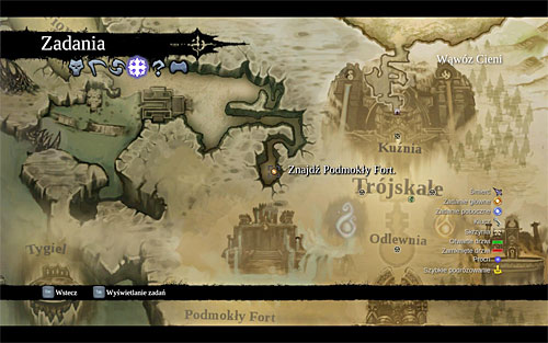 Before heading forth, I recommend opening the world map and taking a few moments to plan the journey - Find Drenchfort - The Tears of the Mountain - Darksiders II - Game Guide and Walkthrough