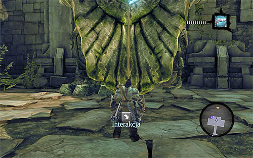Finally, approach the Warden and activate it with the Maker's Key - Wake the Construct (3) - To Move a Mountain - Darksiders II - Game Guide and Walkthrough