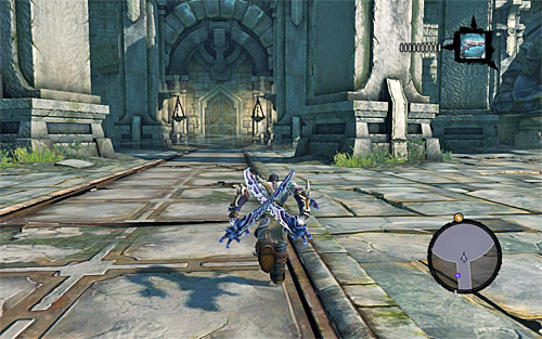 Pass through the newly unlocked bridge and go south - Enter the Foundry - The Heart of the Mountain - Darksiders II - Game Guide and Walkthrough