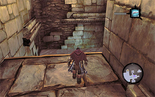 Find the wall with an interactive edge and find your way to it - Wake up the Keeper (1) - The Heart of the Mountain - Darksiders II - Game Guide and Walkthrough