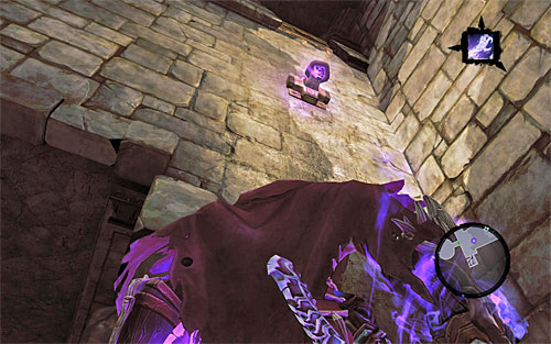 Reach the end of the corridor all and find the above interactive catch - Wake up the Keeper (2) - The Heart of the Mountain - Darksiders II - Game Guide and Walkthrough