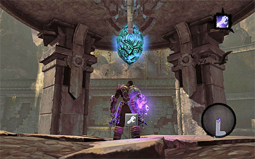 Take the newly opened passage and start climbing by jumping between the walls - Wake up the Keeper (3) - The Heart of the Mountain - Darksiders II - Game Guide and Walkthrough