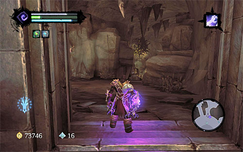 As far as he could fast travel during the previous missions without any problems, the location - Find the Keeper - The Heart of the Mountain - Darksiders II - Game Guide and Walkthrough