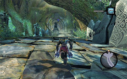 Now, you need to get through the location [Green Basin] - Go to the Tree of Life - The Tree of Life - Darksiders II - Game Guide and Walkthrough