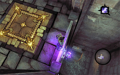 Find the place shown in the above screenshot, and jump down to the lower level - Find the Eternal Throne (1) - The Lord of Bones - Darksiders II - Game Guide and Walkthrough