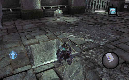 Before you move on to the right, start grabbing onto the smaller edges, located above - Find the Eternal Throne (2) - The Lord of Bones - Darksiders II - Game Guide and Walkthrough