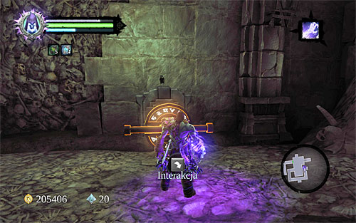 Once you're in the northern part of the area, go through the corridor leading west and then turn south - Summon the Arena Champion (1) - The Toll of Kings - Darksiders II - Game Guide and Walkthrough
