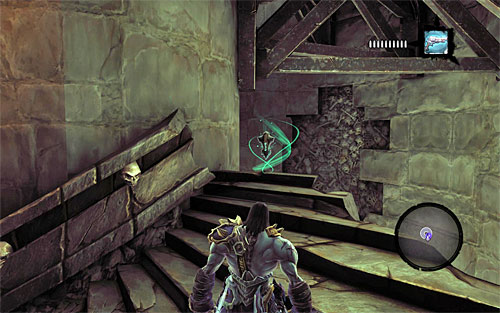 Go back to the statute and this time rotate it south to unlock the passage shown on the above screen - Summon the Arena Champion (2) - The Toll of Kings - Darksiders II - Game Guide and Walkthrough