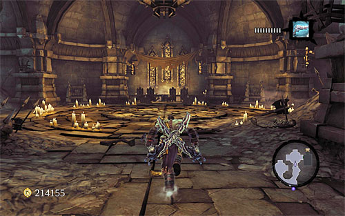Keep fighting until every enemy is down and only then approach the altar to take the second Animus Stone - Summon the Arena Champion (2) - The Toll of Kings - Darksiders II - Game Guide and Walkthrough