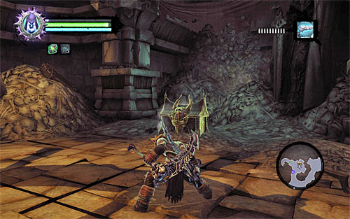 I strongly recommend bashing all the objects in that area - Summon the Arena Champion (2) - The Toll of Kings - Darksiders II - Game Guide and Walkthrough