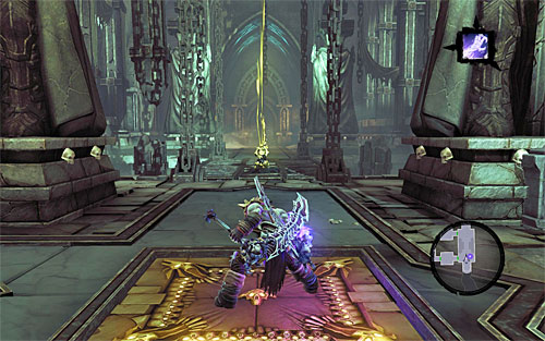 Again, pick up treasures and move to the adjoining chamber - Summon the Arena Champion (2) - The Toll of Kings - Darksiders II - Game Guide and Walkthrough