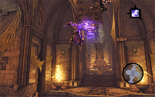 After using the first interactive handle, grab onto the second one instantly (the above screen) - Resurrect Phariseer (1) - Phariseer - Darksiders II - Game Guide and Walkthrough