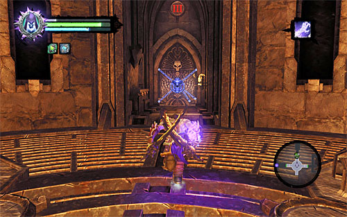 When the fights are over, head for the lift - Resurrect Phariseer (1) - Phariseer - Darksiders II - Game Guide and Walkthrough