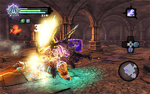 Regular attacks won't be particularly useful against the General since he'll be blocking them with his shield - Resurrect Phariseer (2) - Phariseer - Darksiders II - Game Guide and Walkthrough
