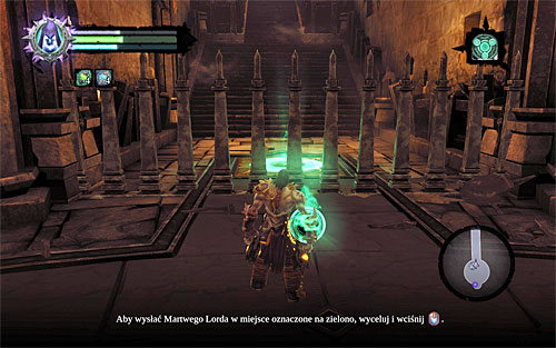 Go towards the grates at the edges of the arena - Finishing the quest - Phariseer - Darksiders II - Game Guide and Walkthrough