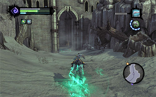 Summon Despair and head south, continuing the journey through the [Maw] - Find the Judicator's Tomb - Judicator - Darksiders II - Game Guide and Walkthrough