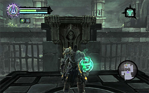 Now you can start thinking about getting to the other side - Talk to the Judicator - Judicator - Darksiders II - Game Guide and Walkthrough
