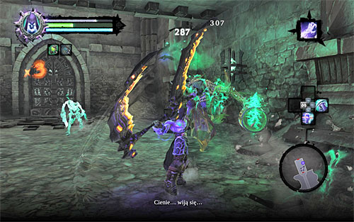 Inside you'll find a Lich which is going to summon Skeletons for assistance - Find the first Soul - Judicator - Darksiders II - Game Guide and Walkthrough