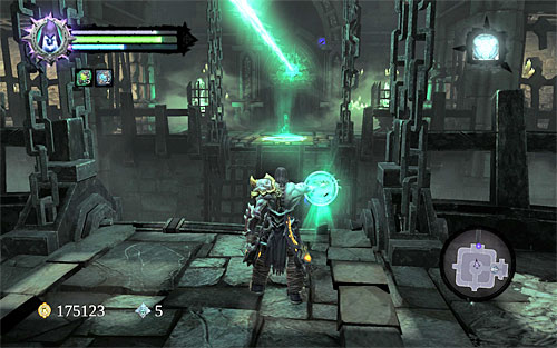 Now, rotate the statue towards the door in the northern part of the chamber - Find the first Soul - Judicator - Darksiders II - Game Guide and Walkthrough