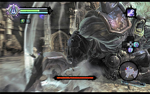 The Tormentor is a very slow boss, which of course doesn't mean you should underestimate him - Boss 10 - Tormentor - Judicator - Darksiders II - Game Guide and Walkthrough