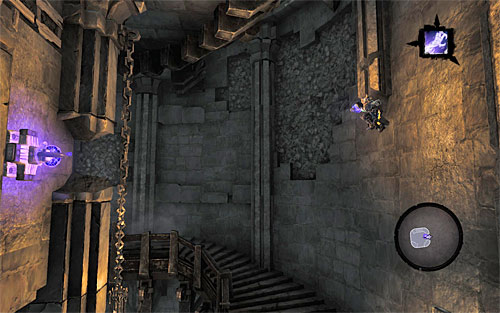 Be ready to catch the fourth handhold as soon as the character gets close to the new wall - Find the second Soul (2) - Judicator - Darksiders II - Game Guide and Walkthrough