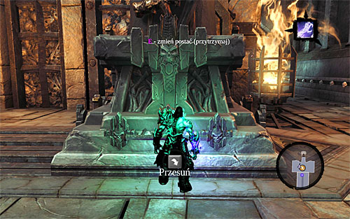 In accordance with the above description, using Soul Split led to summoning two halves of the soul, whereas the physical form of the dead assumes and indestructible, rocky, posture - Go to The City of the Dead - The City of the Dead - Darksiders II - Game Guide and Walkthrough