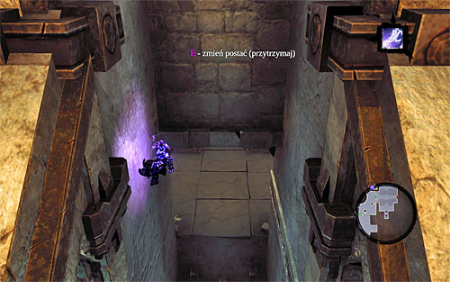 Find some other interactive ledges that you can hold onto, shimmy as far right as you can and in the spot shown in the above screenshot, start climbing in - Explore the City of the Dead - eastern part - The City of the Dead - Darksiders II - Game Guide and Walkthrough