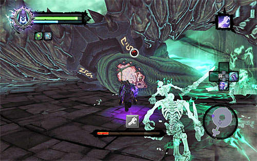After he's taken enough damage, the boss will again fall to the ground - Boss 15 - The Wailing Host - The City of the Dead - Darksiders II - Game Guide and Walkthrough
