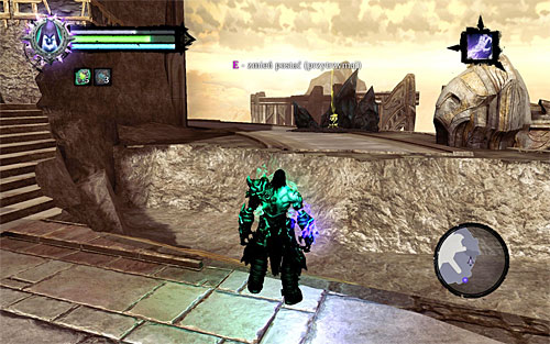 Position the first half of the soul near the abovementioned hole (the above screenshot) - Find Archont - Key to Redemption - Darksiders II - Game Guide and Walkthrough