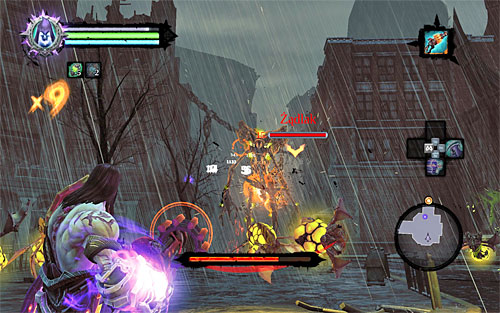 Nhoss is one of the weaker bosses around the game and that is why, you will have to face three monsters of this kind - Boss 16 - Nhoss - The Rod of Arafel - Darksiders II - Game Guide and Walkthrough