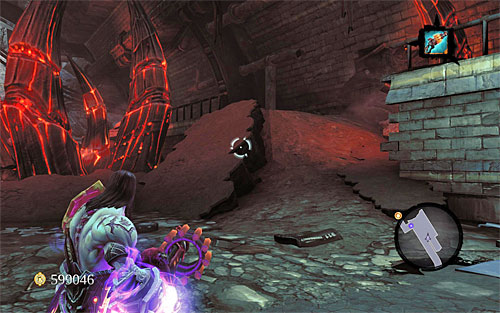 You can go south and reach the entrance to an underground tunnel - Find the second part of the Rod (2) - The Rod of Arafel - Darksiders II - Game Guide and Walkthrough