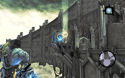 Another step is to unlock access to the current destination, using a yellow sphere located nearby - Find the Scribe - eastern part of the Citadel (2) - Stains of Heresy - Darksiders II - Game Guide and Walkthrough