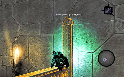 After you deal with your enemies, position the Death in the middle of the room, i - Find the Scribe - eastern part of the Citadel (2) - Stains of Heresy - Darksiders II - Game Guide and Walkthrough
