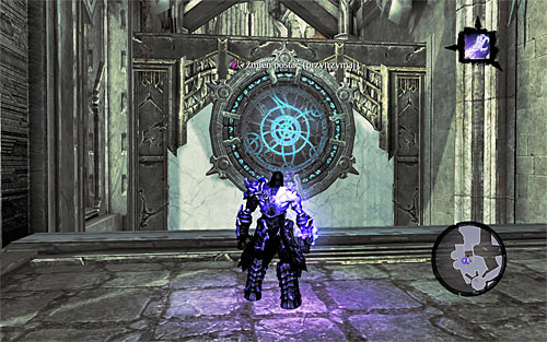Switch to the other half of the soul now - Find the Scribe - western part of the Citadel (1) - Stains of Heresy - Darksiders II - Game Guide and Walkthrough