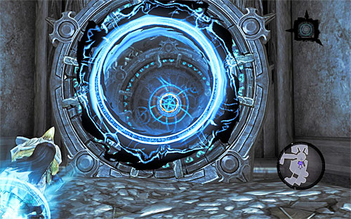Stay where you activated the second one of the portals - Find the Scribe - western part of the Citadel (1) - Stains of Heresy - Darksiders II - Game Guide and Walkthrough