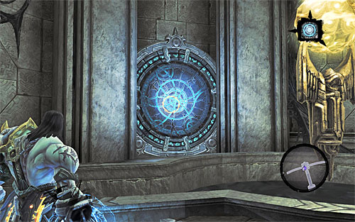 Select Voidwalker from the list of your skills and activate the portal located here (the above screenshot) and do not forget to hold the mouse down to open it reinforced - Find the Scribe - western part of the Citadel (2) - Stains of Heresy - Darksiders II - Game Guide and Walkthrough