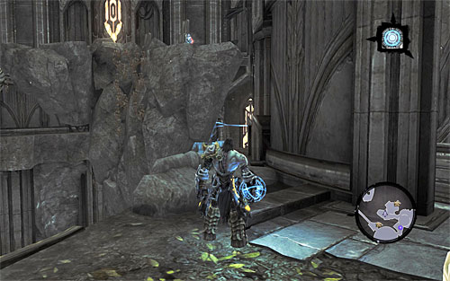 And now, a short synopsis of what has been done so far: if you've done everything correctly, then apart from the portal downstairs, also the portal that you can see behind the rocks (the above screenshot) should be active - Find the Scribe - northern part of the Citadel (2) - Stains of Heresy - Darksiders II - Game Guide and Walkthrough