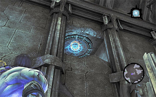 Find now the portal shown in the screenshot above, which is located in a different room - Find the Scribe - end - Stains of Heresy - Darksiders II - Game Guide and Walkthrough