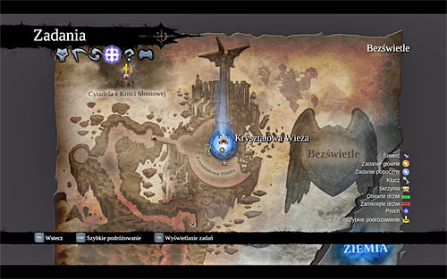 I recommend opening the world map, of course, and selecting the [Crystal Spire] again - Face the Archon - Stains of Heresy - Darksiders II - Game Guide and Walkthrough