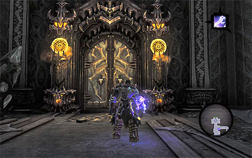Stay in Lilith's dungeon in the [Black Stone] and look around for a Book of the Dead page ([The Book of the Dead] side quest) - Find Samael - beginning - The Lord of the Black Stone - Darksiders II - Game Guide and Walkthrough