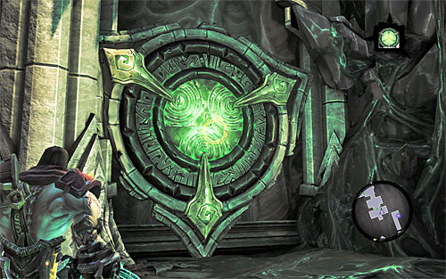 Without a sweat, eliminate Undead Scarabs in the central area of the Black Stone - Find Samael - beginning - The Lord of the Black Stone - Darksiders II - Game Guide and Walkthrough