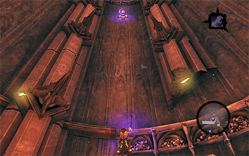 DON'T do any climbing, instead let go of the first edge Death reaches - Find Samael - eastern part of the Black Stone - The Lord of the Black Stone - Darksiders II - Game Guide and Walkthrough