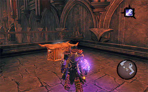 Run on the wall vertically and bounce off it (screenshot 1) - Find Samael - eastern part of the Black Stone - The Lord of the Black Stone - Darksiders II - Game Guide and Walkthrough
